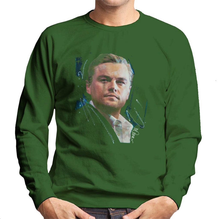 Sidney Maurer Original Portrait Of Leonardo DiCaprio Stare Mens Sweatshirt - Mens Sweatshirt