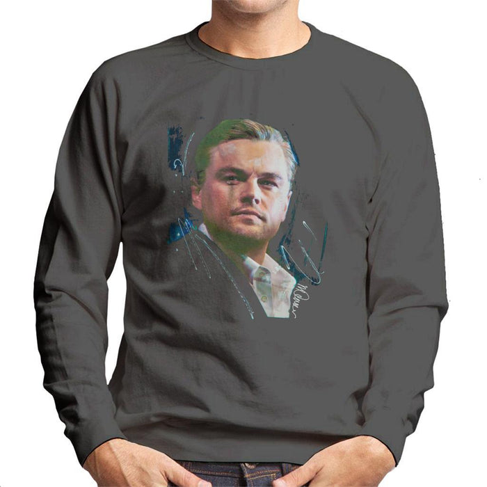Sidney Maurer Original Portrait Of Leonardo DiCaprio Stare Mens Sweatshirt - Mens Sweatshirt