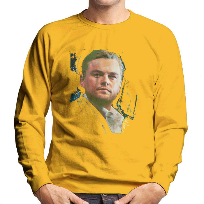 Sidney Maurer Original Portrait Of Leonardo DiCaprio Stare Mens Sweatshirt - Mens Sweatshirt