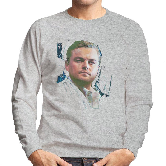 Sidney Maurer Original Portrait Of Leonardo DiCaprio Stare Mens Sweatshirt - Mens Sweatshirt