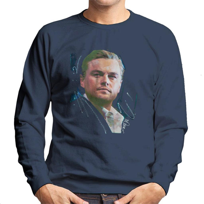 Sidney Maurer Original Portrait Of Leonardo DiCaprio Stare Mens Sweatshirt - Mens Sweatshirt