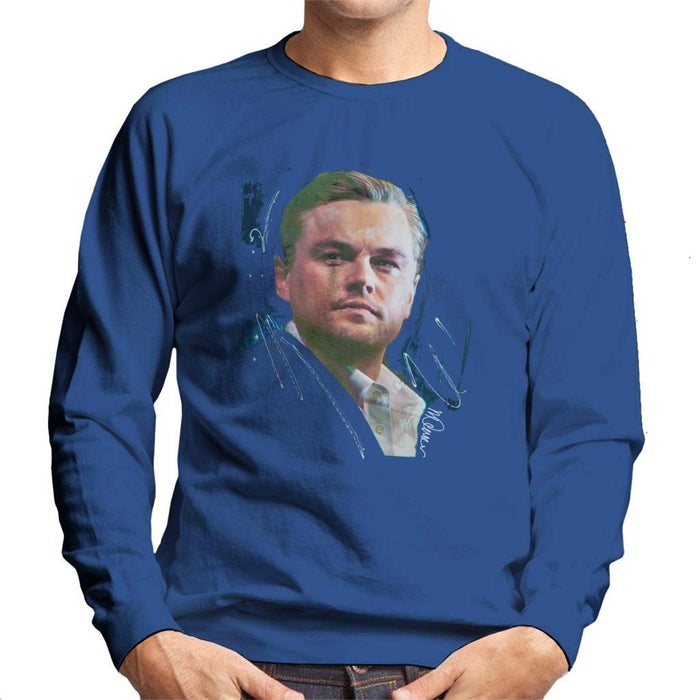 Sidney Maurer Original Portrait Of Leonardo DiCaprio Stare Mens Sweatshirt - Mens Sweatshirt