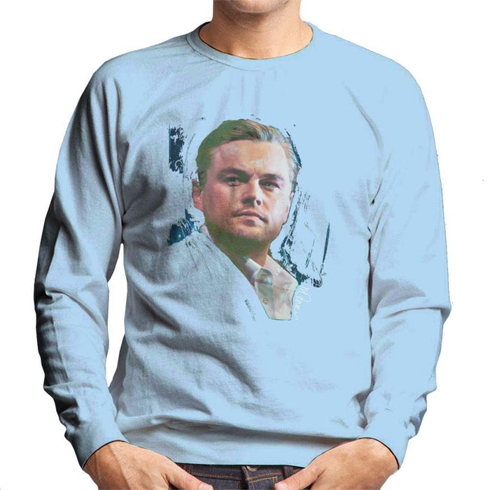 Sidney Maurer Original Portrait Of Leonardo DiCaprio Stare Mens Sweatshirt - Mens Sweatshirt