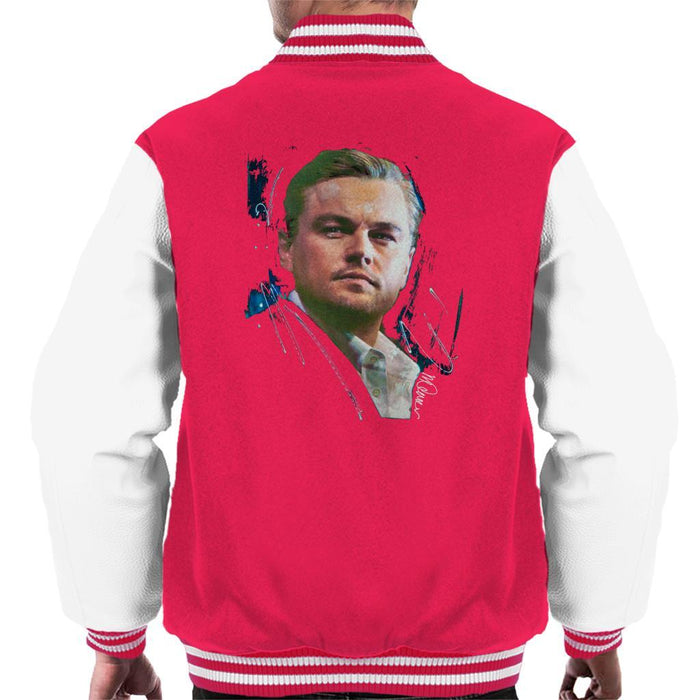Sidney Maurer Original Portrait Of Leonardo DiCaprio Stare Mens Varsity Jacket - Mens Varsity Jacket