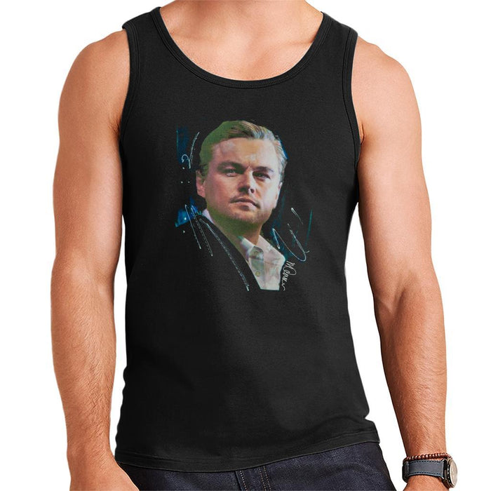 Sidney Maurer Original Portrait Of Leonardo DiCaprio Stare Mens Vest - Mens Vest