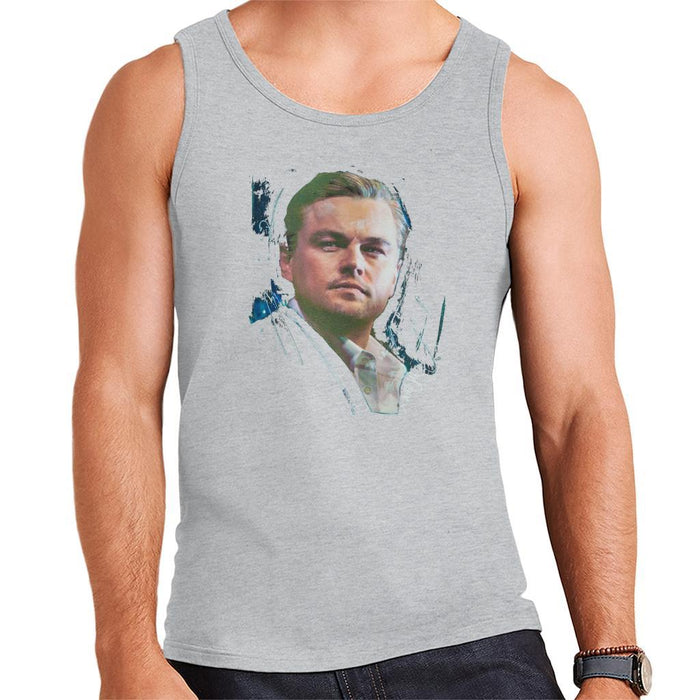 Sidney Maurer Original Portrait Of Leonardo DiCaprio Stare Mens Vest - Mens Vest