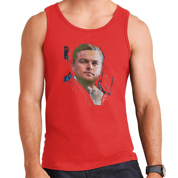 Sidney Maurer Original Portrait Of Leonardo DiCaprio Stare Mens Vest - Mens Vest