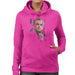 Sidney Maurer Original Portrait Of Leonardo DiCaprio Stare Womens Hooded Sweatshirt - Womens Hooded Sweatshirt