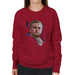 Sidney Maurer Original Portrait Of Leonardo DiCaprio Stare Womens Sweatshirt - Womens Sweatshirt