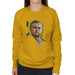 Sidney Maurer Original Portrait Of Leonardo DiCaprio Stare Womens Sweatshirt - Womens Sweatshirt
