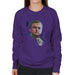 Sidney Maurer Original Portrait Of Leonardo DiCaprio Stare Womens Sweatshirt - Womens Sweatshirt