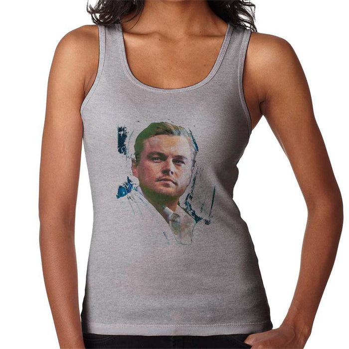 Sidney Maurer Original Portrait Of Leonardo DiCaprio Stare Womens Vest - Womens Vest