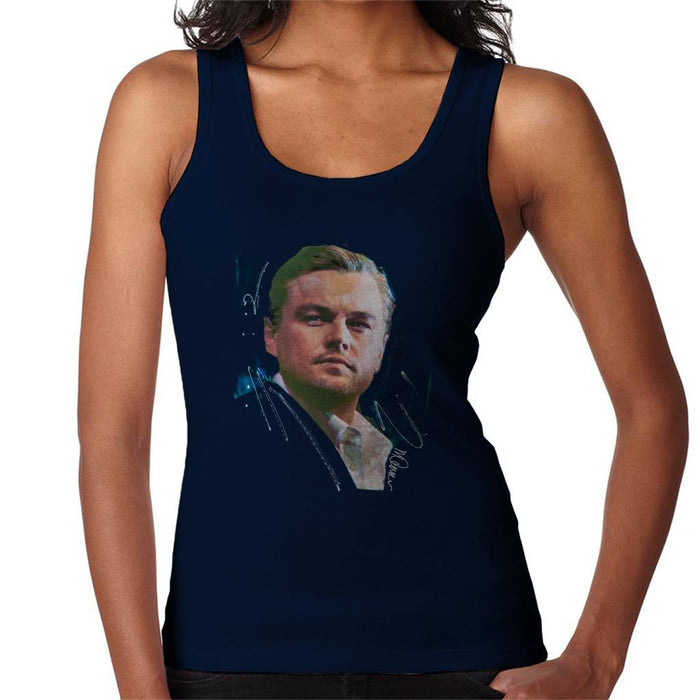 Sidney Maurer Original Portrait Of Leonardo DiCaprio Stare Womens Vest - Womens Vest