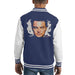 Sidney Maurer Original Portrait Of Leonardo DiCaprio Closeup Kids Varsity Jacket - X-Small (3-4 yrs) / Navy/White - Kids Boys Varsity Jacket