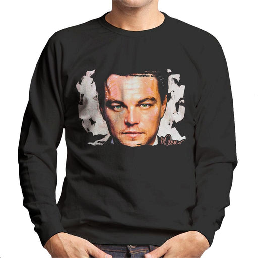 Sidney Maurer Original Portrait Of Leonardo DiCaprio Closeup Mens Sweatshirt - Mens Sweatshirt