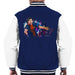 Sidney Maurer Original Portrait Of Lionel Messi FCB Badge Mens Varsity Jacket - Small / Navy/White - Mens Varsity Jacket