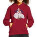 Sidney Maurer Original Portrait Of Marilyn Monroe White Dress Kids Hooded Sweatshirt - Kids Boys Hooded Sweatshirt