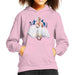 Sidney Maurer Original Portrait Of Marilyn Monroe White Dress Kids Hooded Sweatshirt - X-Small (3-4 yrs) / Light Pink - Kids Boys Hooded