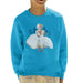 Sidney Maurer Original Portrait Of Marilyn Monroe White Dress Kids Sweatshirt - Kids Boys Sweatshirt