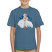 Sidney Maurer Original Portrait Of Marilyn Monroe White Dress Kids T-Shirt - Kids Boys T-Shirt