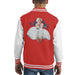 Sidney Maurer Original Portrait Of Marilyn Monroe White Dress Kids Varsity Jacket - X-Small (3-4 yrs) / Red/White - Kids Boys Varsity Jacket