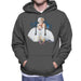 Sidney Maurer Original Portrait Of Marilyn Monroe White Dress Mens Hooded Sweatshirt - Mens Hooded Sweatshirt
