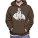 Sidney Maurer Original Portrait Of Marilyn Monroe White Dress Mens Hooded Sweatshirt - Mens Hooded Sweatshirt