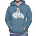 Sidney Maurer Original Portrait Of Marilyn Monroe White Dress Mens Hooded Sweatshirt - Mens Hooded Sweatshirt