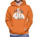 Sidney Maurer Original Portrait Of Marilyn Monroe White Dress Mens Hooded Sweatshirt - Mens Hooded Sweatshirt