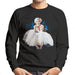 Sidney Maurer Original Portrait Of Marilyn Monroe White Dress Mens Sweatshirt - Mens Sweatshirt