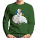 Sidney Maurer Original Portrait Of Marilyn Monroe White Dress Mens Sweatshirt - Mens Sweatshirt