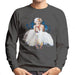 Sidney Maurer Original Portrait Of Marilyn Monroe White Dress Mens Sweatshirt - Mens Sweatshirt