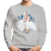 Sidney Maurer Original Portrait Of Marilyn Monroe White Dress Mens Sweatshirt - Mens Sweatshirt