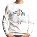Sidney Maurer Original Portrait Of Marilyn Monroe White Dress Mens Sweatshirt - Mens Sweatshirt