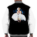 Sidney Maurer Original Portrait Of Marilyn Monroe White Dress Mens Varsity Jacket - Mens Varsity Jacket