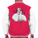Sidney Maurer Original Portrait Of Marilyn Monroe White Dress Mens Varsity Jacket - Mens Varsity Jacket