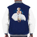 Sidney Maurer Original Portrait Of Marilyn Monroe White Dress Mens Varsity Jacket - Mens Varsity Jacket
