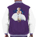 Sidney Maurer Original Portrait Of Marilyn Monroe White Dress Mens Varsity Jacket - Mens Varsity Jacket