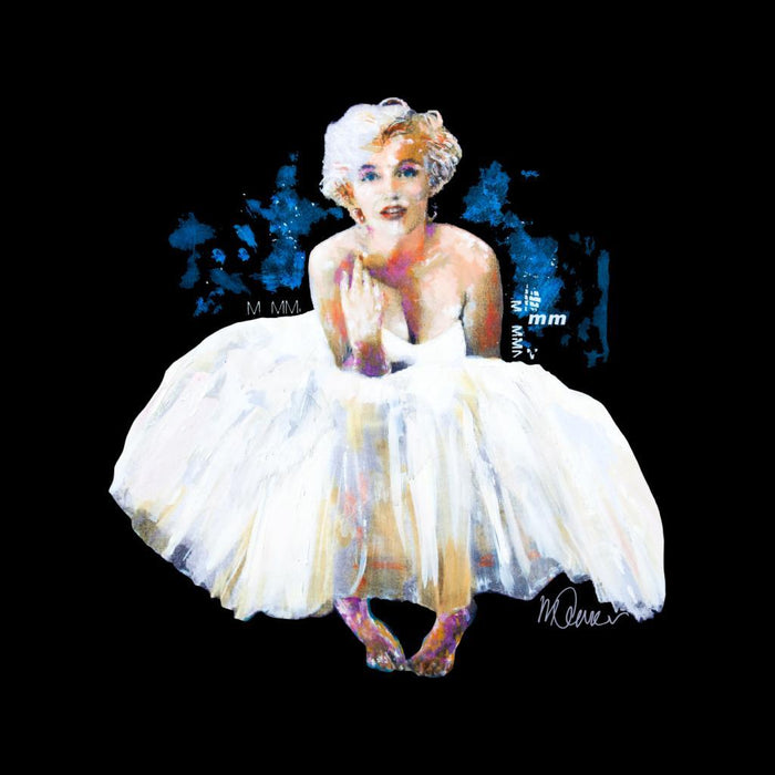 Sidney Maurer Original Portrait Of Marilyn Monroe White Dress Kids Sweatshirt - Kids Boys Sweatshirt
