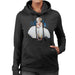 Sidney Maurer Original Portrait Of Marilyn Monroe White Dress Womens Hooded Sweatshirt - Womens Hooded Sweatshirt