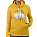 Sidney Maurer Original Portrait Of Marilyn Monroe White Dress Womens Hooded Sweatshirt - Womens Hooded Sweatshirt
