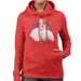 Sidney Maurer Original Portrait Of Marilyn Monroe White Dress Womens Hooded Sweatshirt - Womens Hooded Sweatshirt