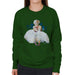 Sidney Maurer Original Portrait Of Marilyn Monroe White Dress Womens Sweatshirt - Womens Sweatshirt