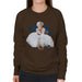 Sidney Maurer Original Portrait Of Marilyn Monroe White Dress Womens Sweatshirt - Womens Sweatshirt