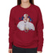 Sidney Maurer Original Portrait Of Marilyn Monroe White Dress Womens Sweatshirt - Womens Sweatshirt