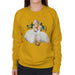 Sidney Maurer Original Portrait Of Marilyn Monroe White Dress Womens Sweatshirt - Womens Sweatshirt