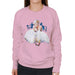 Sidney Maurer Original Portrait Of Marilyn Monroe White Dress Womens Sweatshirt - Small / Light Pink - Womens Sweatshirt