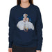 Sidney Maurer Original Portrait Of Marilyn Monroe White Dress Womens Sweatshirt - Womens Sweatshirt