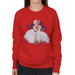 Sidney Maurer Original Portrait Of Marilyn Monroe White Dress Womens Sweatshirt - Womens Sweatshirt