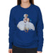 Sidney Maurer Original Portrait Of Marilyn Monroe White Dress Womens Sweatshirt - Womens Sweatshirt